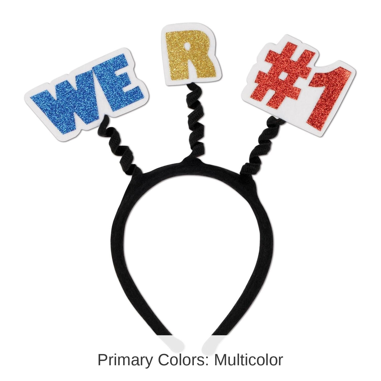 12 Pack Bulk Glittered We R #1 Party Boppers