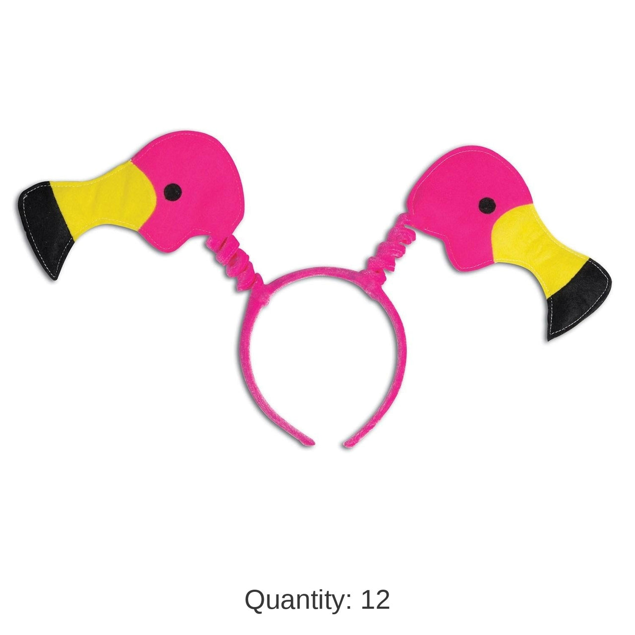 12 Pack Bulk Luau Party Flamingo Boppers
