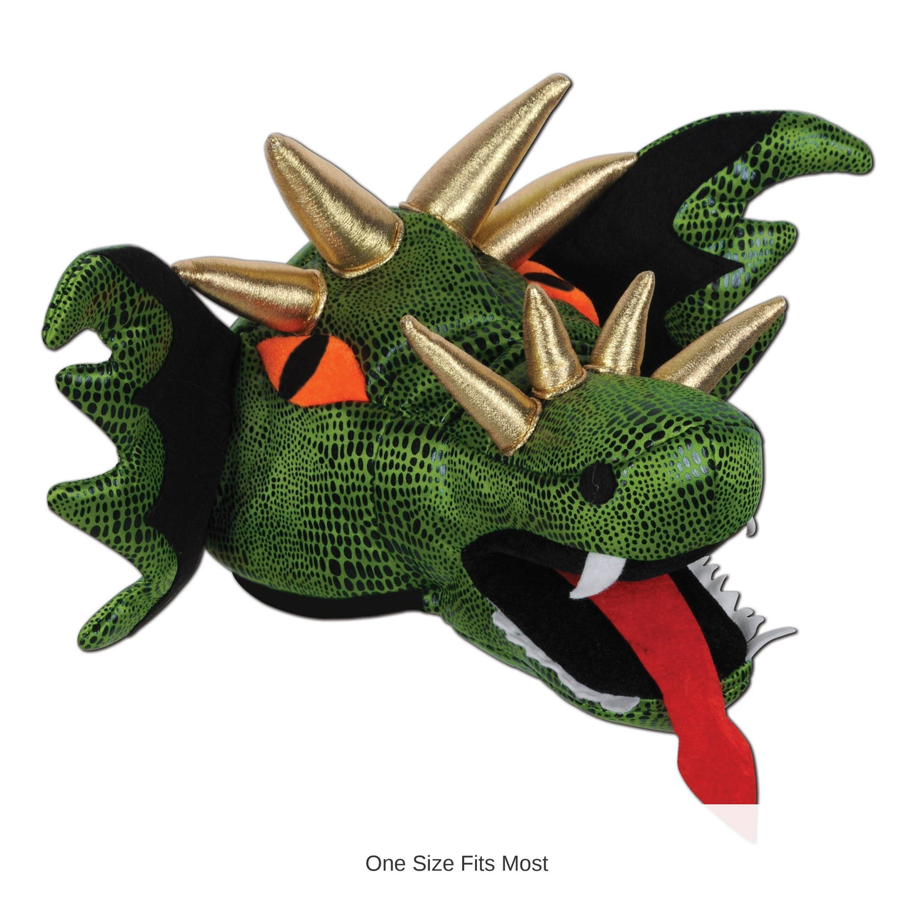 6 Pack Bulk Plush Dragon Hat