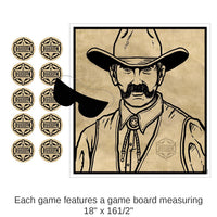 24 Pack Bulk Pin The Badge On The Sheriff Party Game