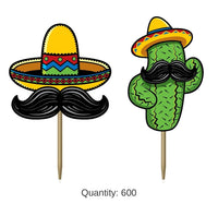 600 Pack Bulk Fiesta Picks