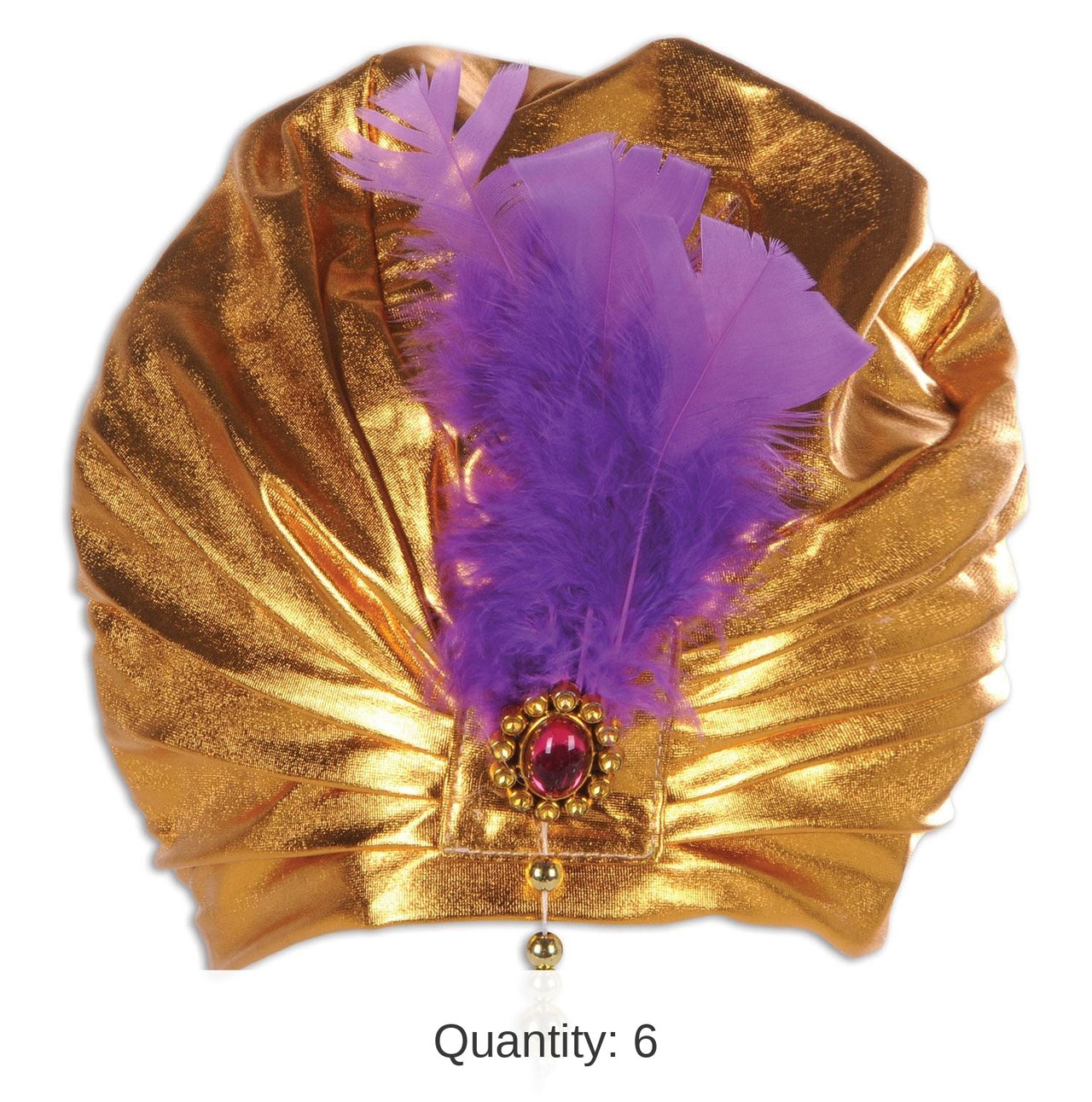 6 Pack Bulk Fabric Sultan Hat