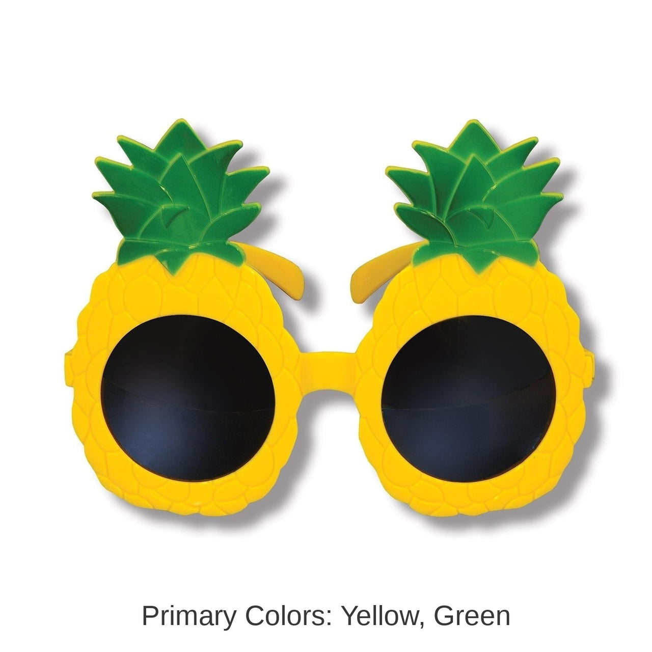 6 Pack Bulk Luau Party Pineapple Glasses