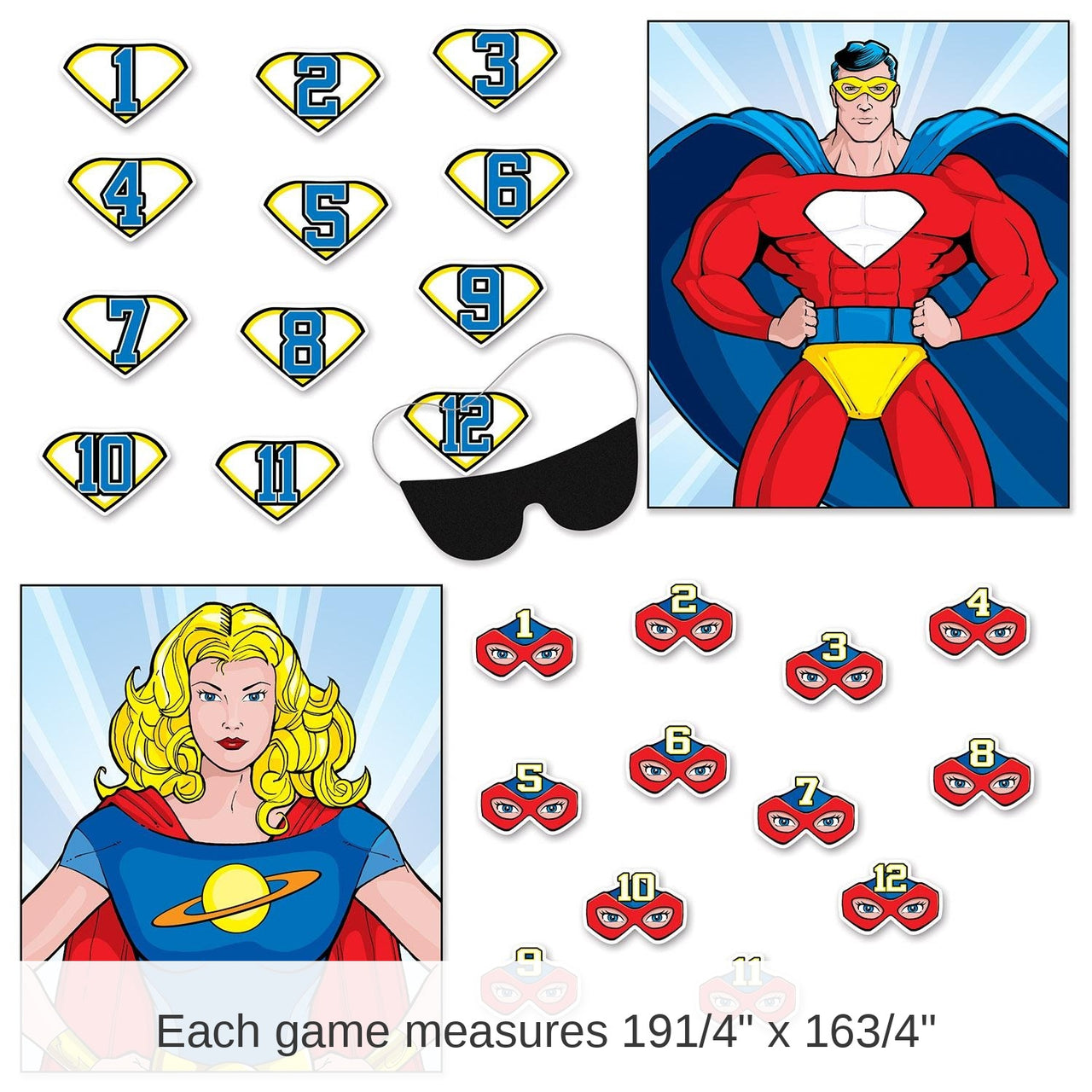 48 Pack Bulk Hero Party Games