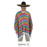 12 Pack Bulk Fiesta Serape