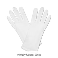 12 Pair Bulk Theatrical Gloves white
