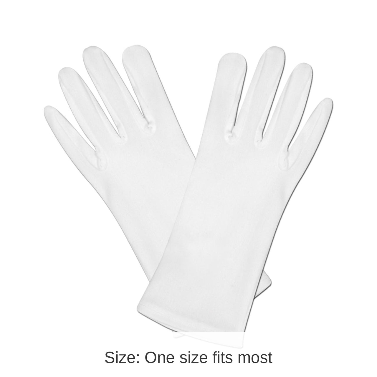 12 Pair Bulk Theatrical Gloves white