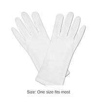 12 Pair Bulk Theatrical Gloves white