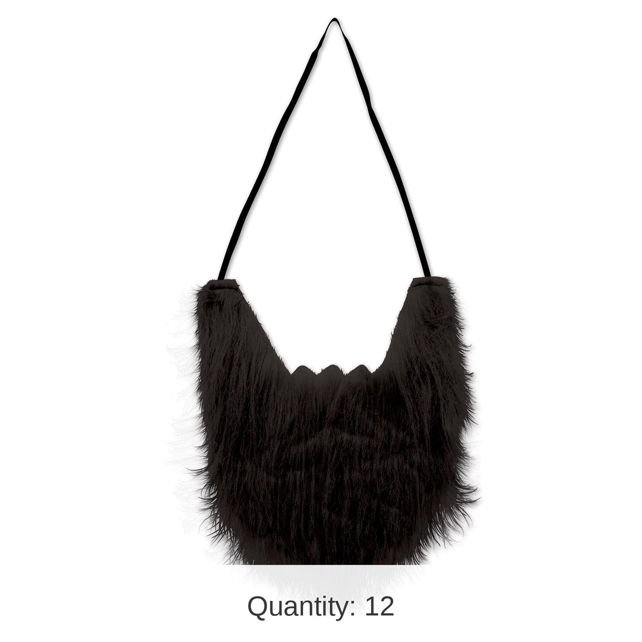 12 Pack Bulk Costume Beard - black