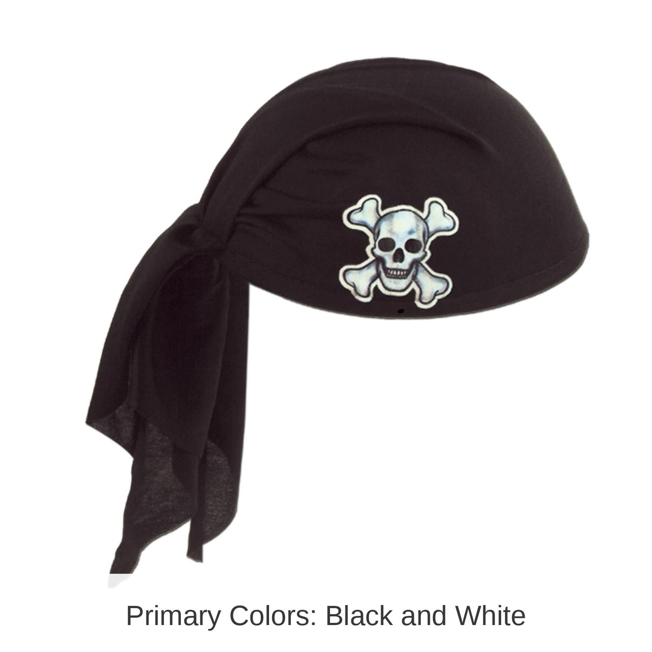12 Pack Bulk Pirate Scarf Hat - black