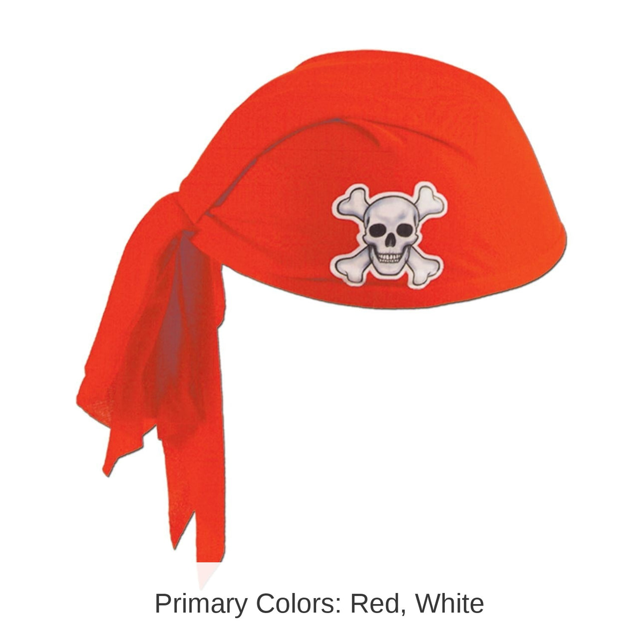 12 Pack Bulk Pirate Scarf Hat - red