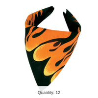 12 Pack Bulk Flame Bandana