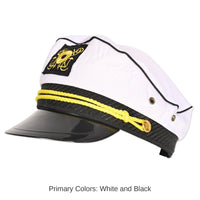 12 Pack Bulk Yacht Captain's Cap