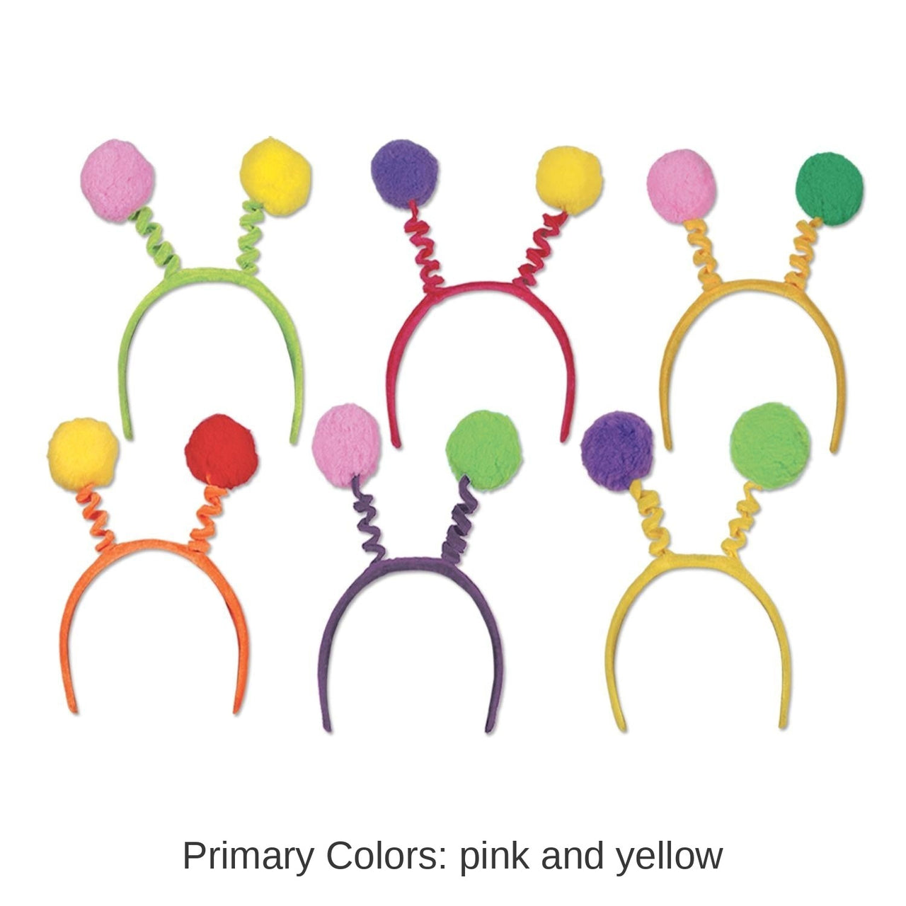 12 Pack Bulk Soft-Touch Pom-Pom Boppers, Asst colors