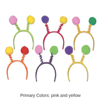 12 Pack Bulk Soft-Touch Pom-Pom Boppers, Asst colors