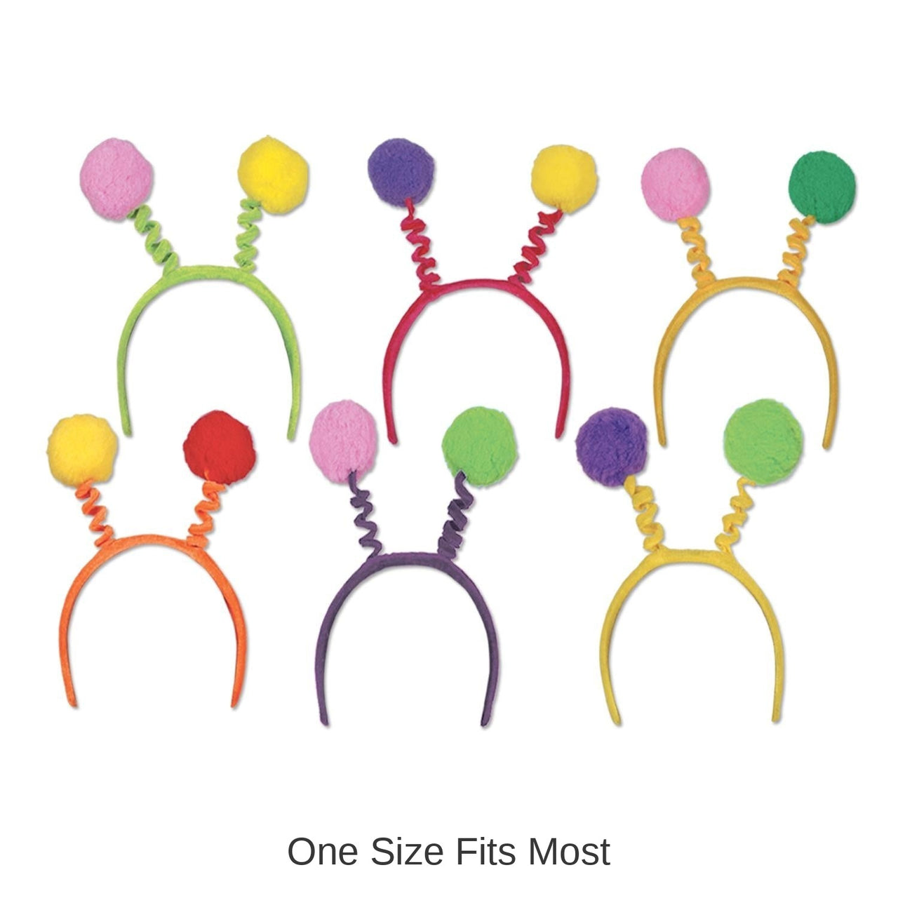 12 Pack Bulk Soft-Touch Pom-Pom Boppers, Asst colors
