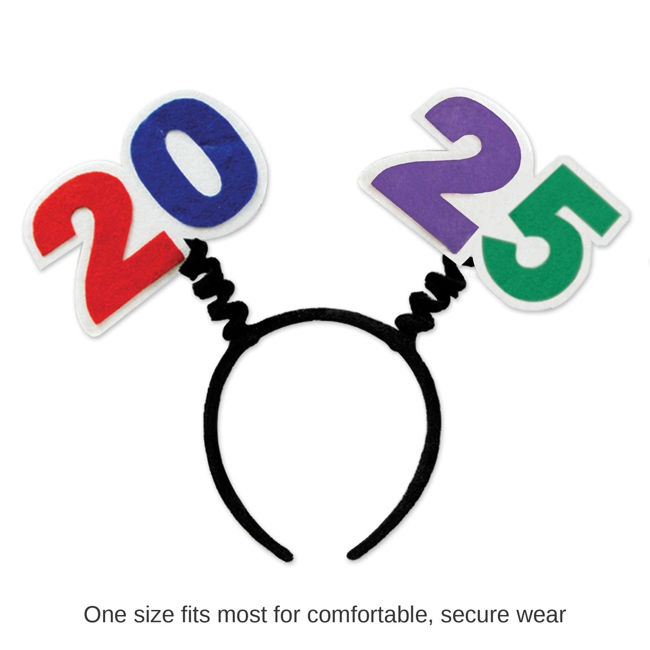 12 Pack Beistle 2025 Boppers attached to snap-on headband