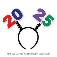 12 Pack Beistle 2025 Boppers attached to snap-on headband