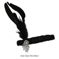 12 Pack Bulk Flapper Headband - black