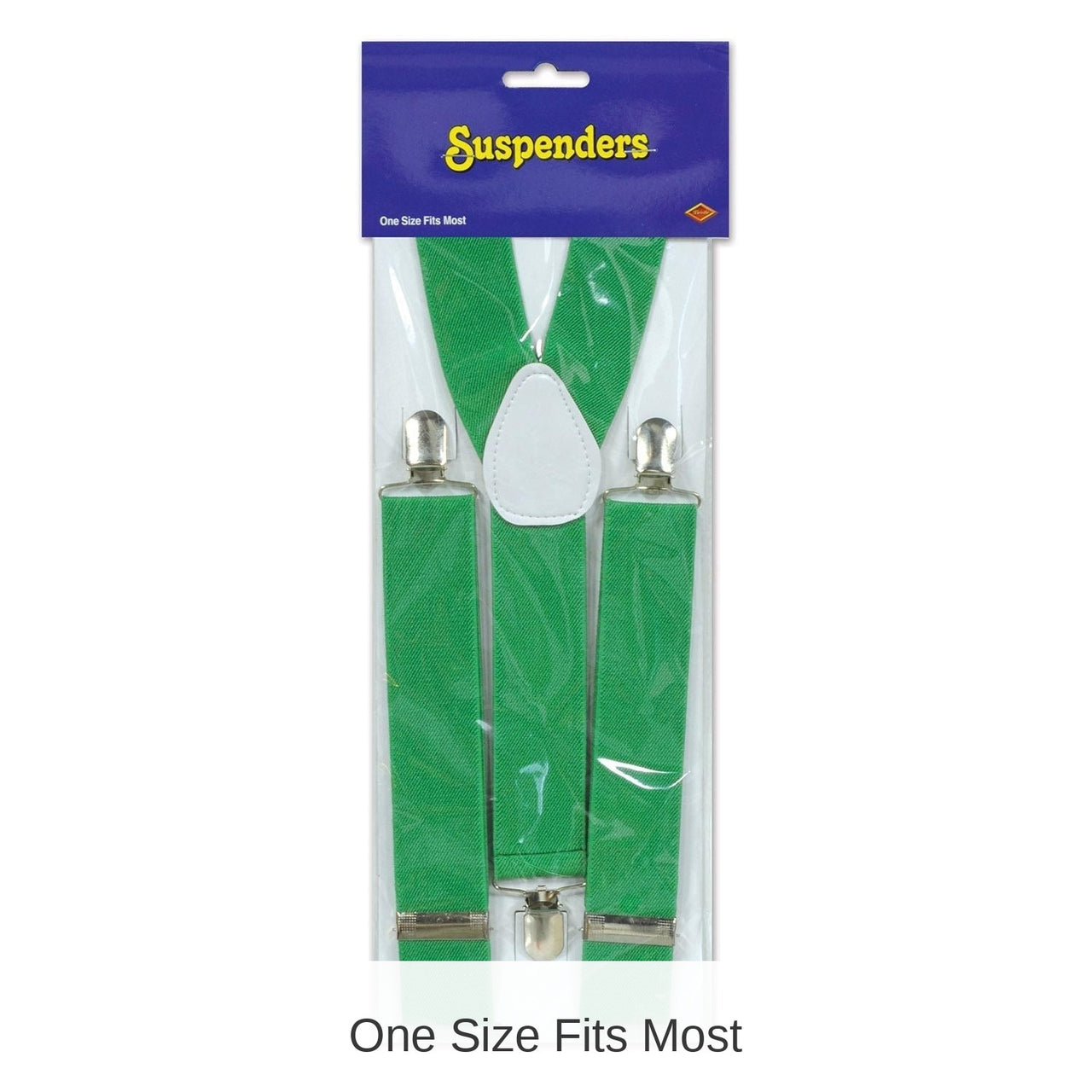 12 Pack Bulk Green Suspenders