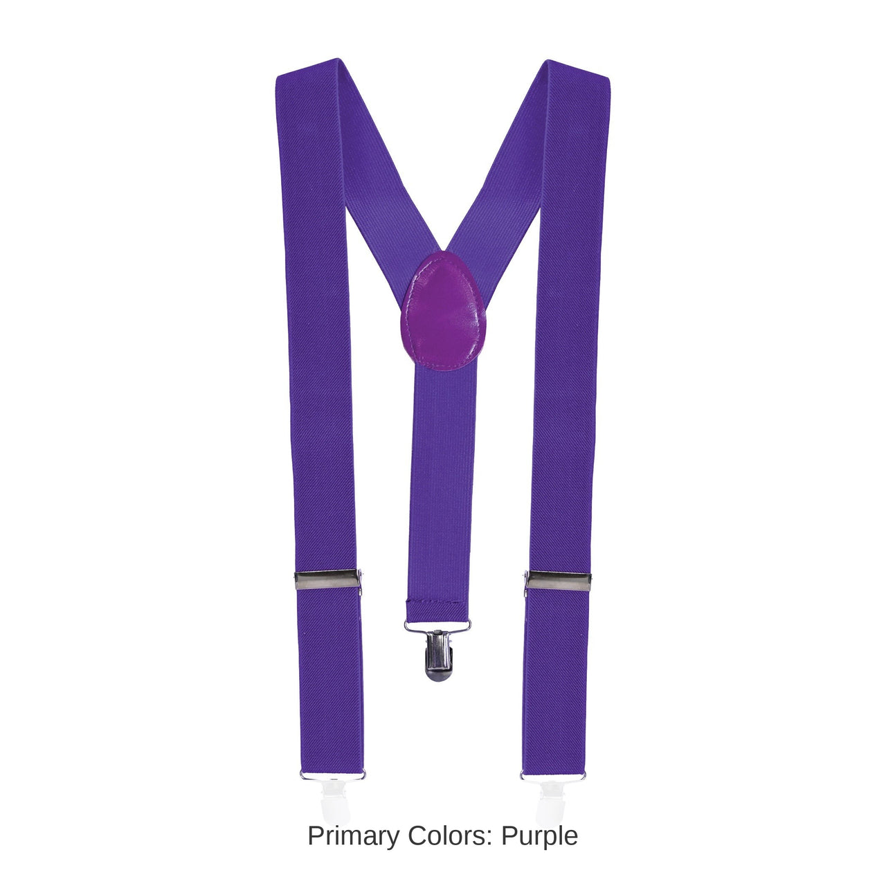 12 Pack Bulk Purple Suspenders Adjustable One Size Fits Most