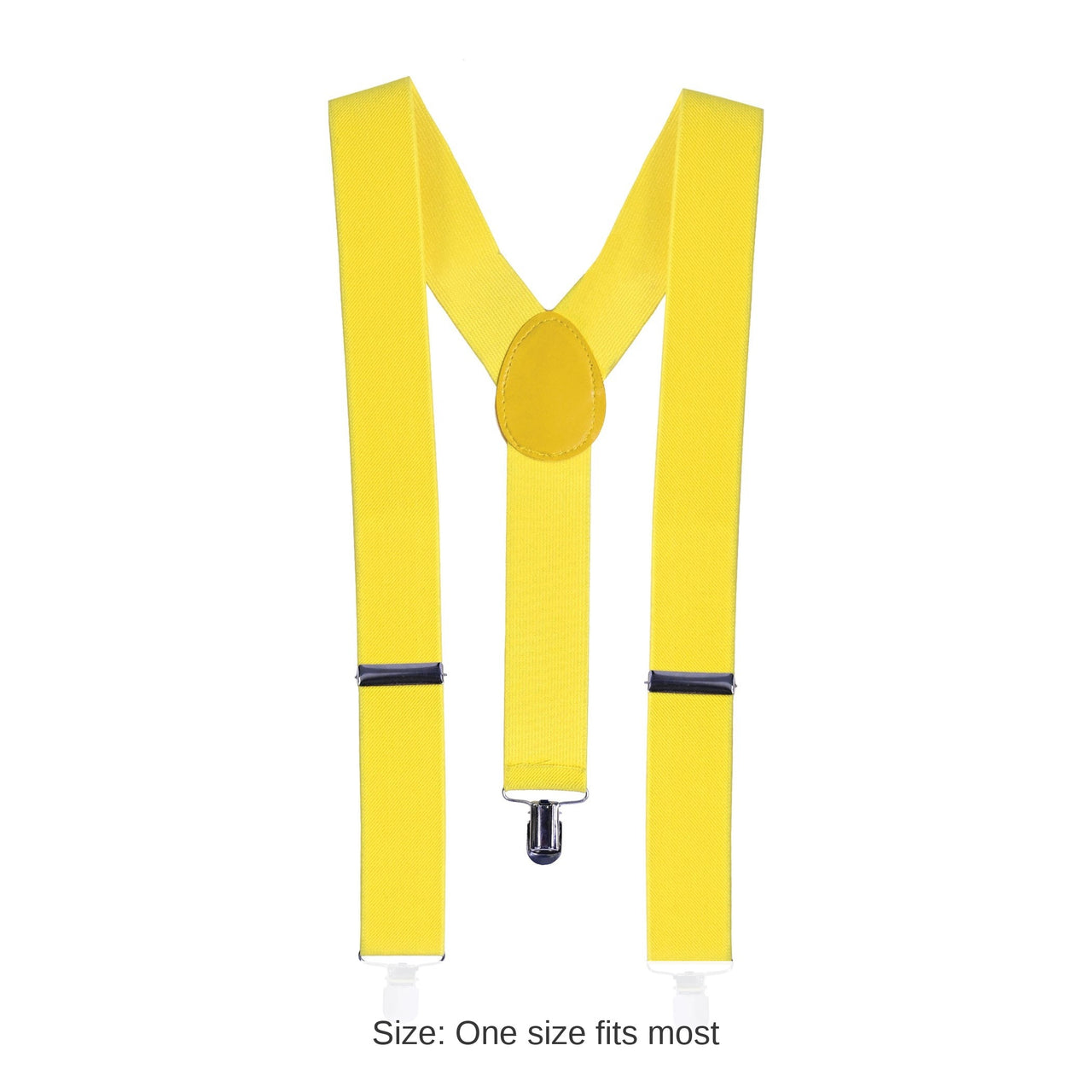 12 Pack Bulk Adjustable Yellow Suspenders One Size Fits Most