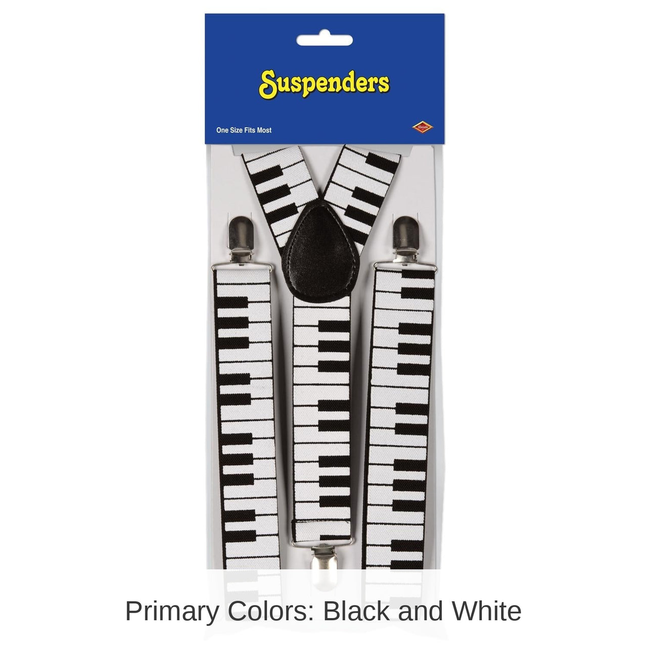 12 Pack Bulk Piano Keyboard Suspenders