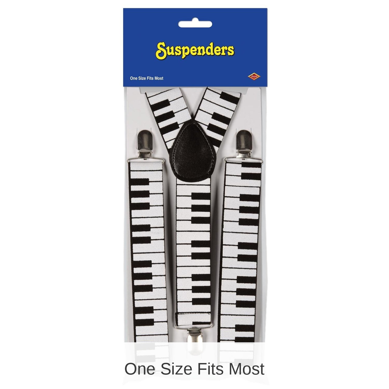 12 Pack Bulk Piano Keyboard Suspenders