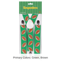 12 Pack Bulk Football Party Suspenders