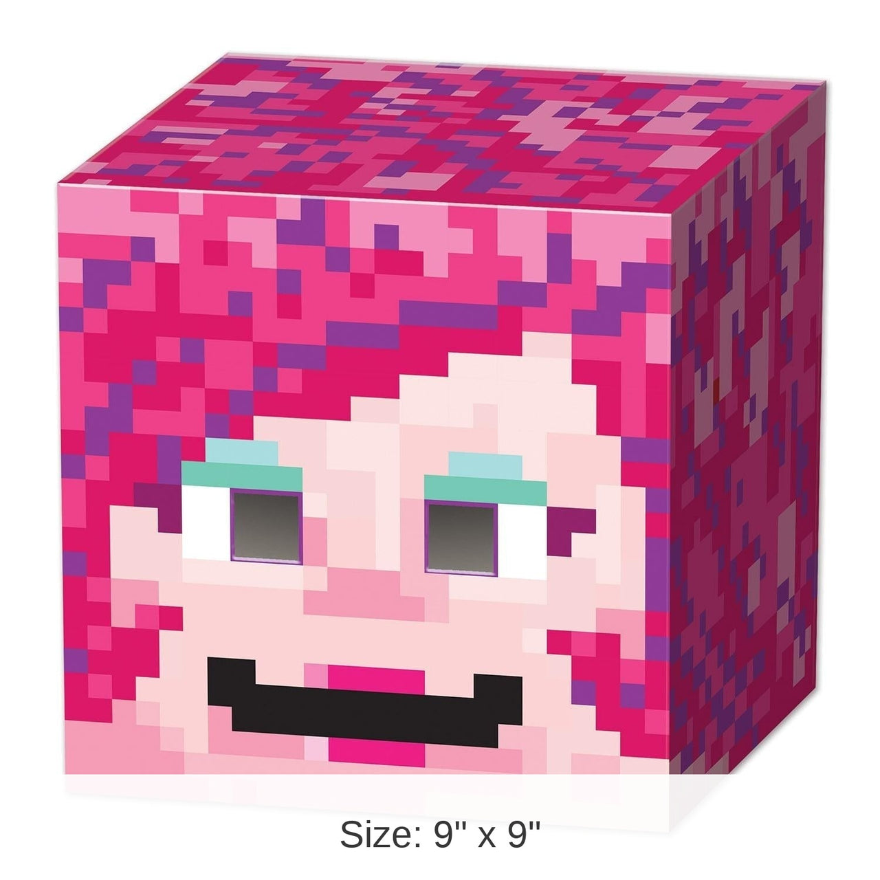 6 Pack Bulk Gamer Girl 8-Bit Box Head