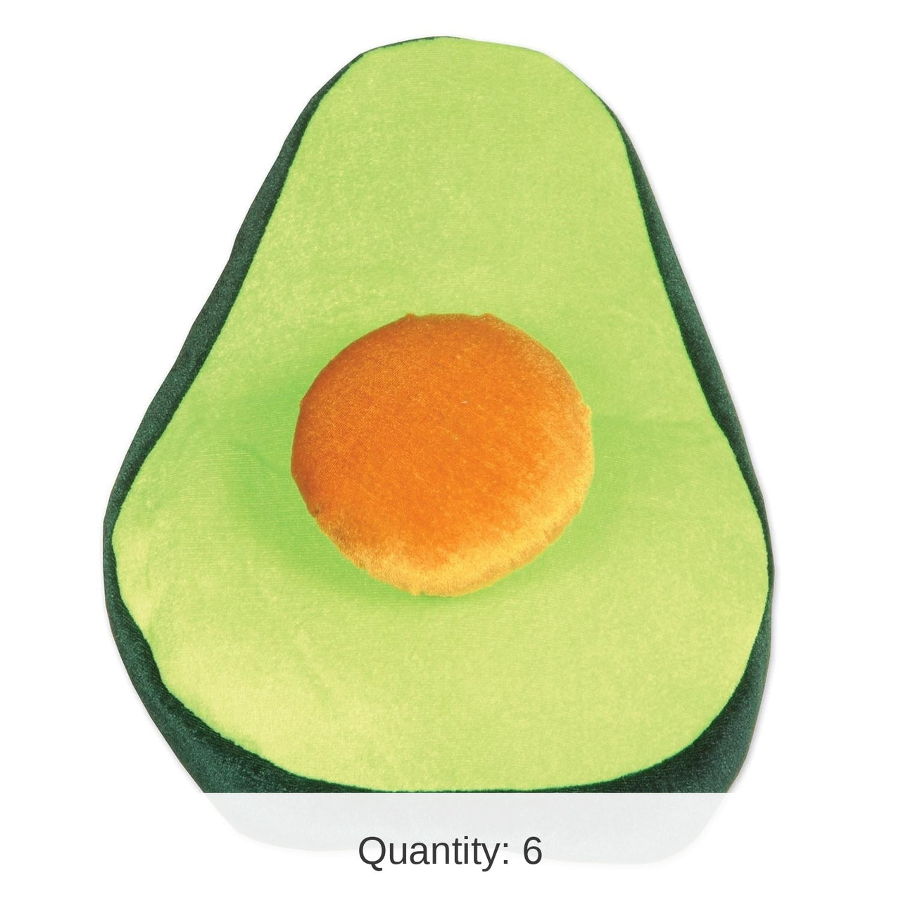 6 Pack Bulk Fiesta Plush Avocado Hat