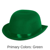 6 Pack Bulk Satin Sleek Derby - green