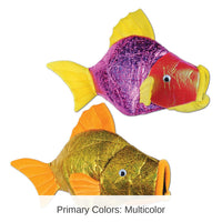 6 Pack Bulk Luau Party Fish Hat