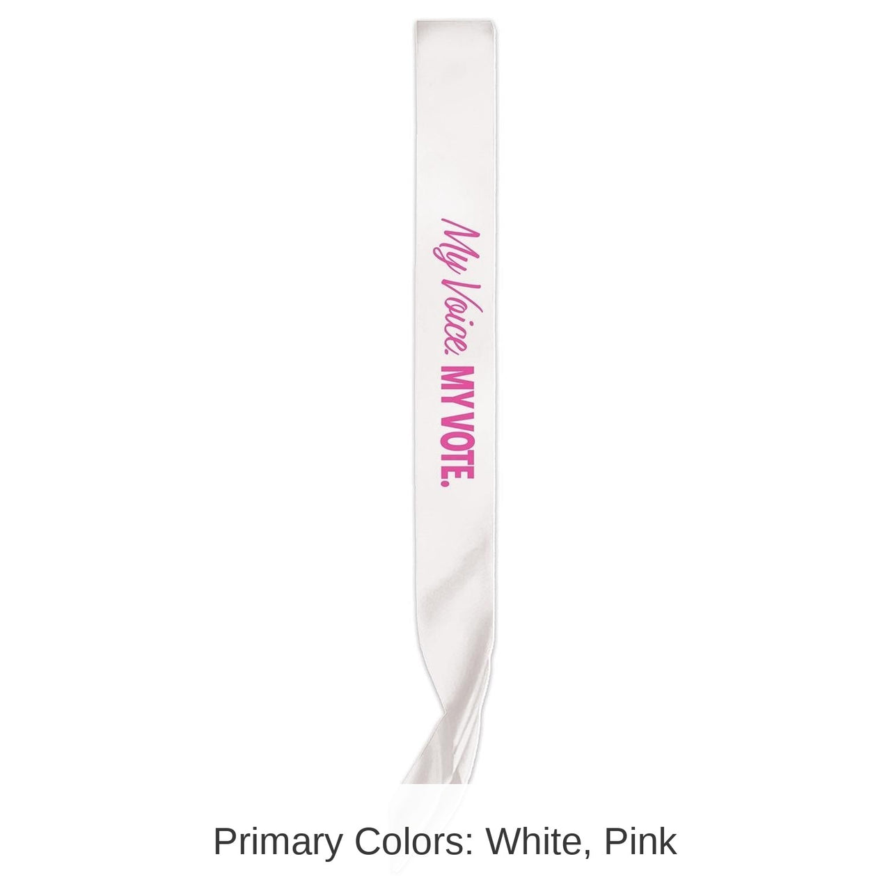 6 Pack Bulk My Voice. My Vote. Satin Sash