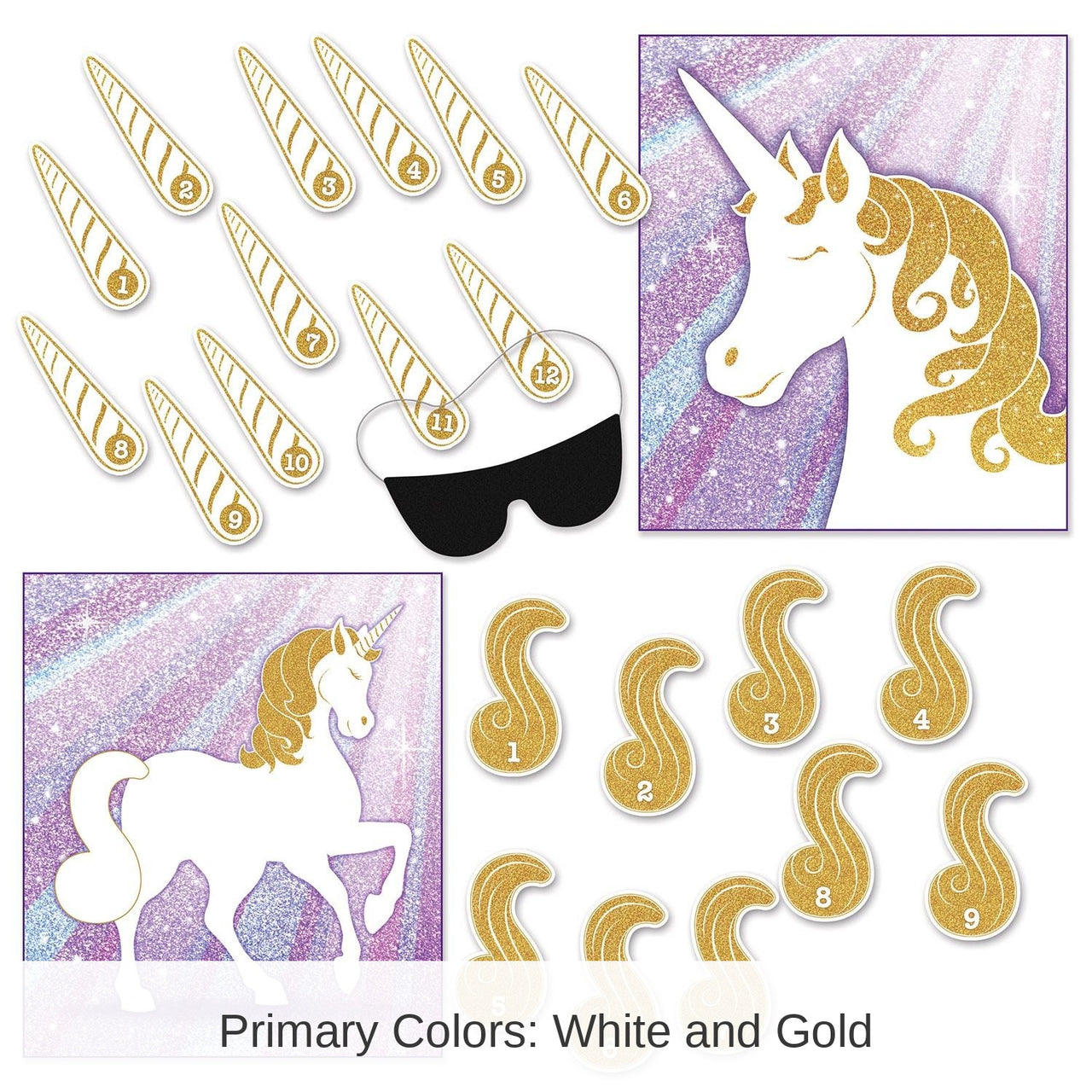 48 Pack Bulk Unicorn Party Games