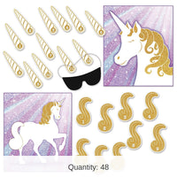 48 Pack Bulk Unicorn Party Games