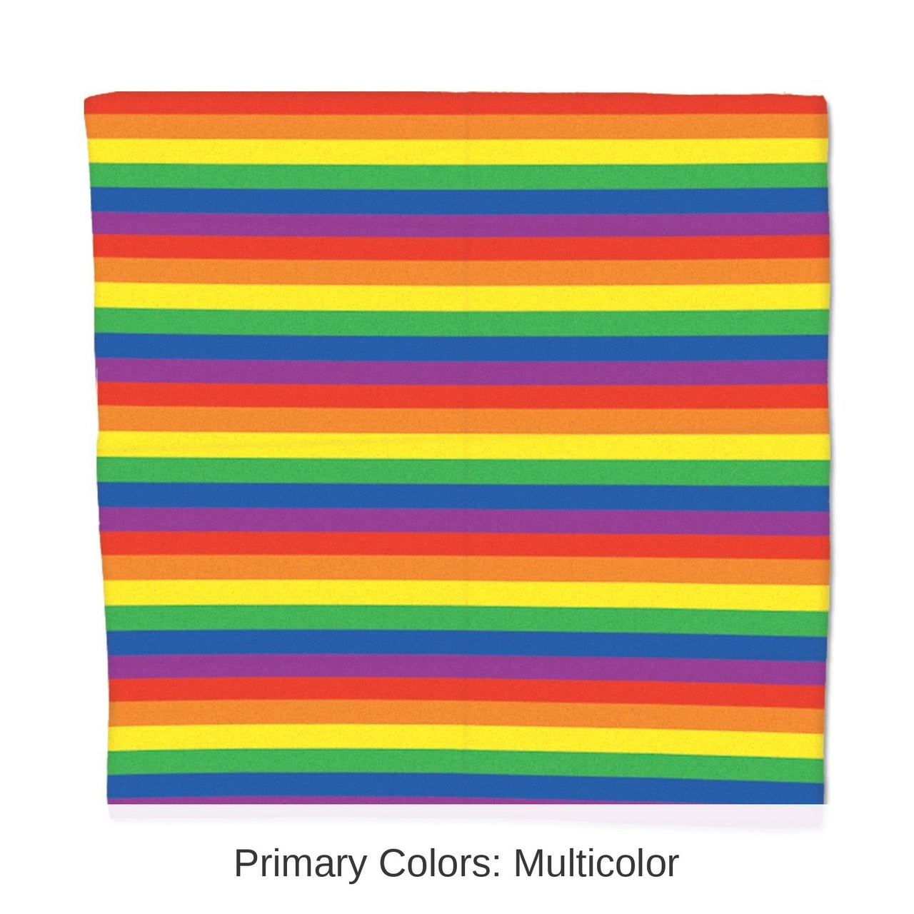 12 Pack Bulk Rainbow Party Bandana