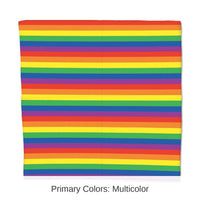 12 Pack Bulk Rainbow Party Bandana