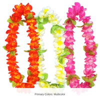 18 Pack Bulk Luau Party Sunset Floral Leis