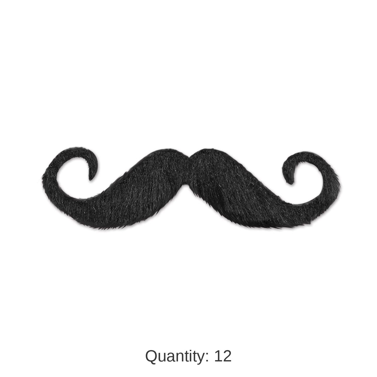 12 Pack Bulk Handlebar Hairy 'stache