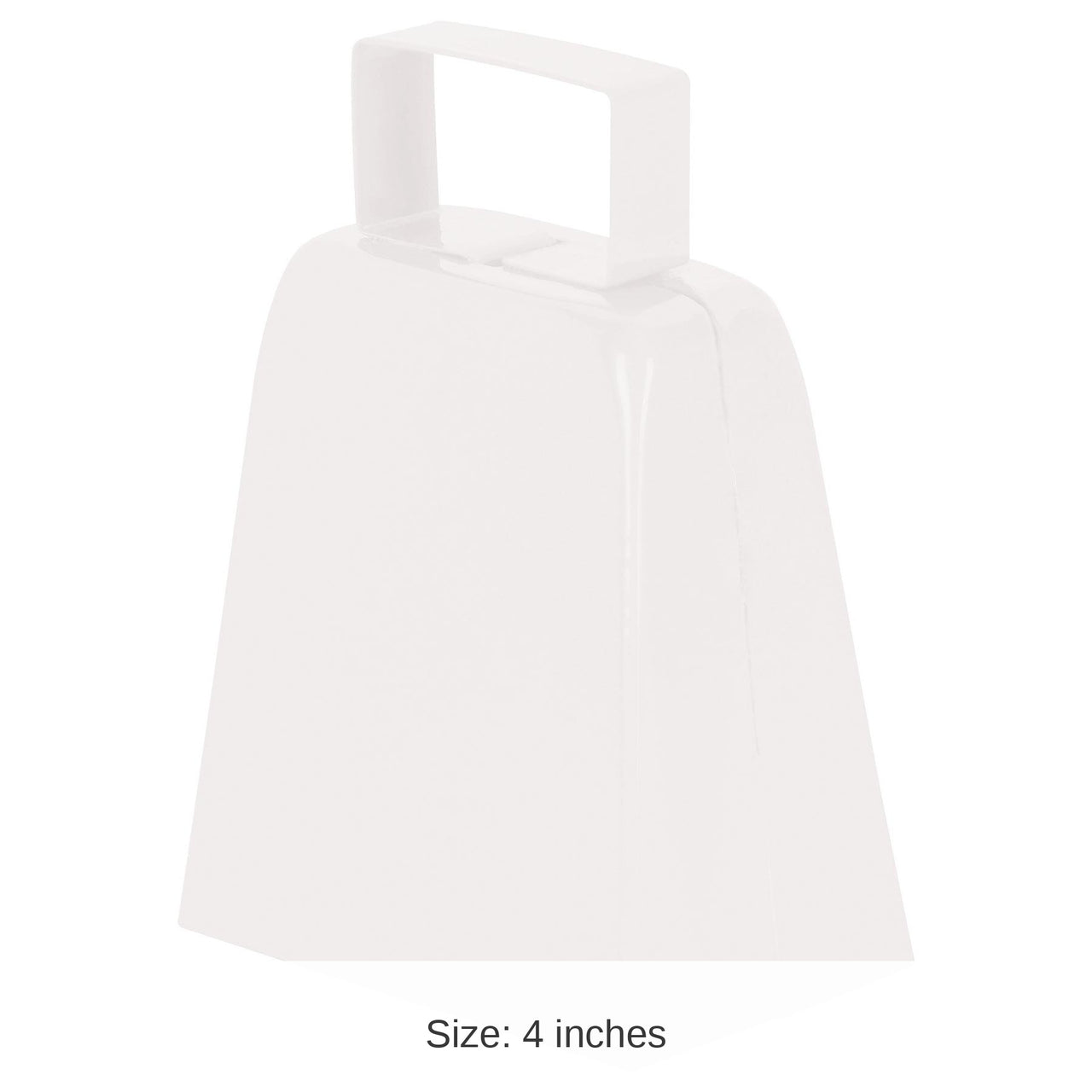 12 Pack Bulk Party Cowbells - white