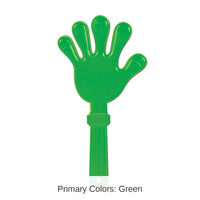 12 Pack Bulk Giant Hand Party Clapper - green