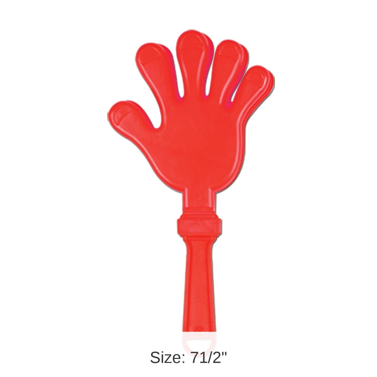 12 Pack Bulk Hand Party Clapper - red