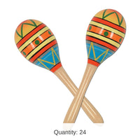 24 Pack Bulk Fiesta Fun Party Maracas