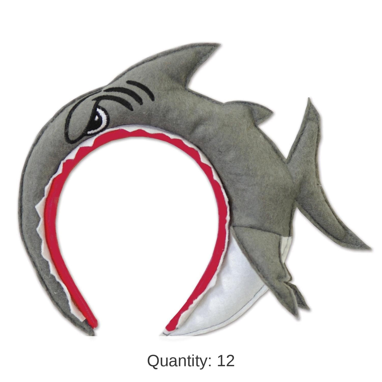 12 Pack Bulk Shark Headband