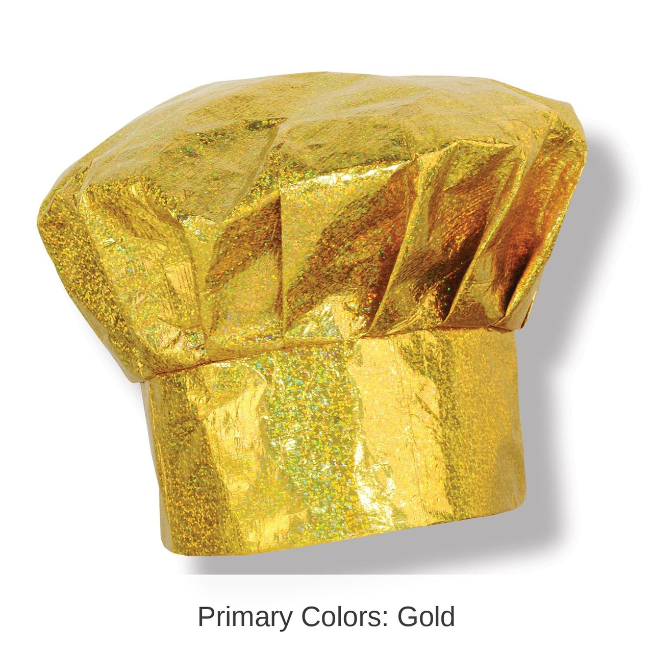 6 Pack Bulk Prismatic Gold Chef's Hat