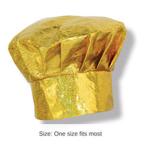 6 Pack Bulk Prismatic Gold Chef's Hat
