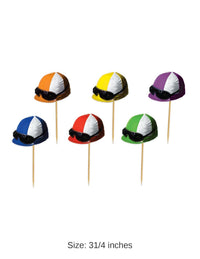 600 Pack Bulk Jockey Helmet Party Picks
