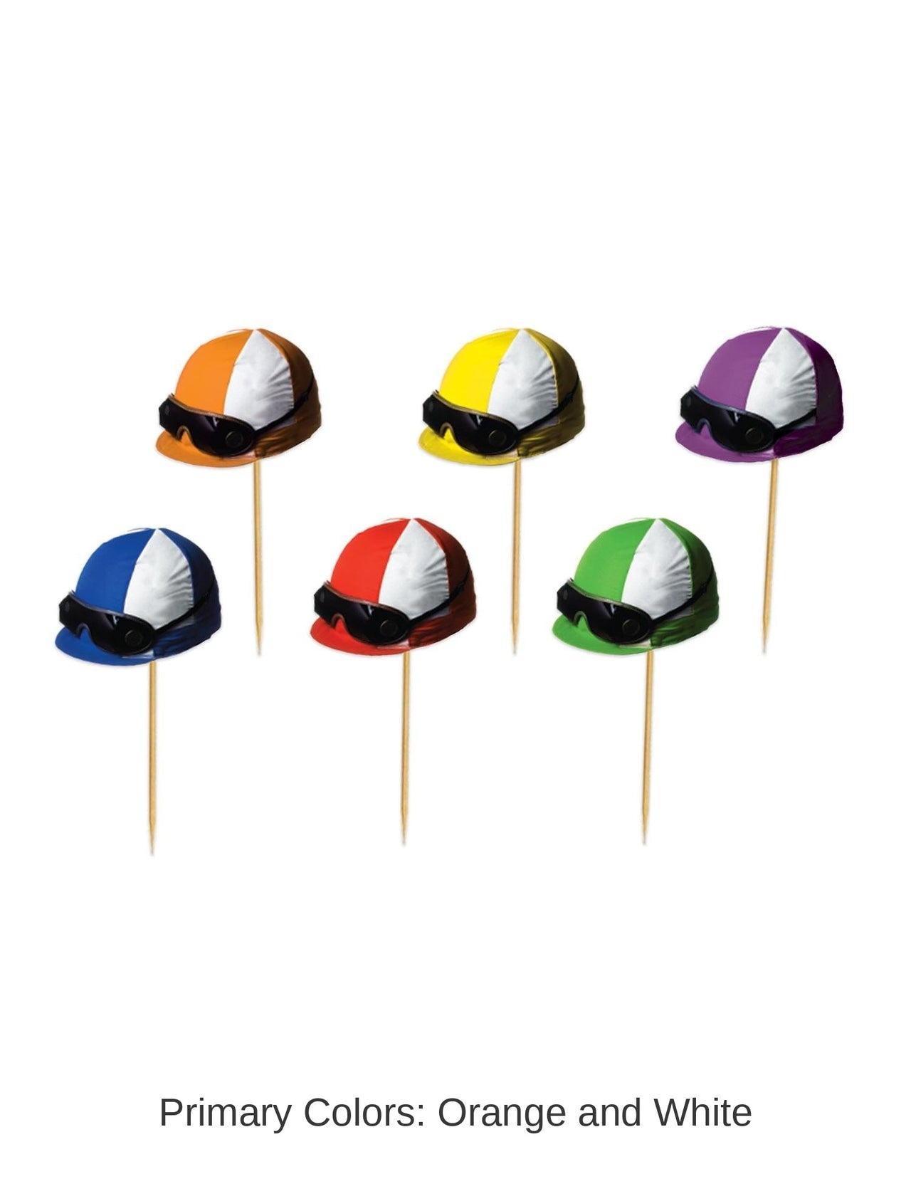 600 Pack Bulk Jockey Helmet Party Picks