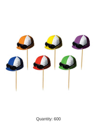 600 Pack Bulk Jockey Helmet Party Picks